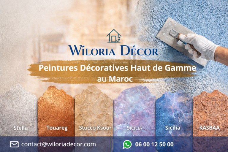 Read more about the article Wiloria Décor – Travaux avec Différents Types de Peintures Décoratives