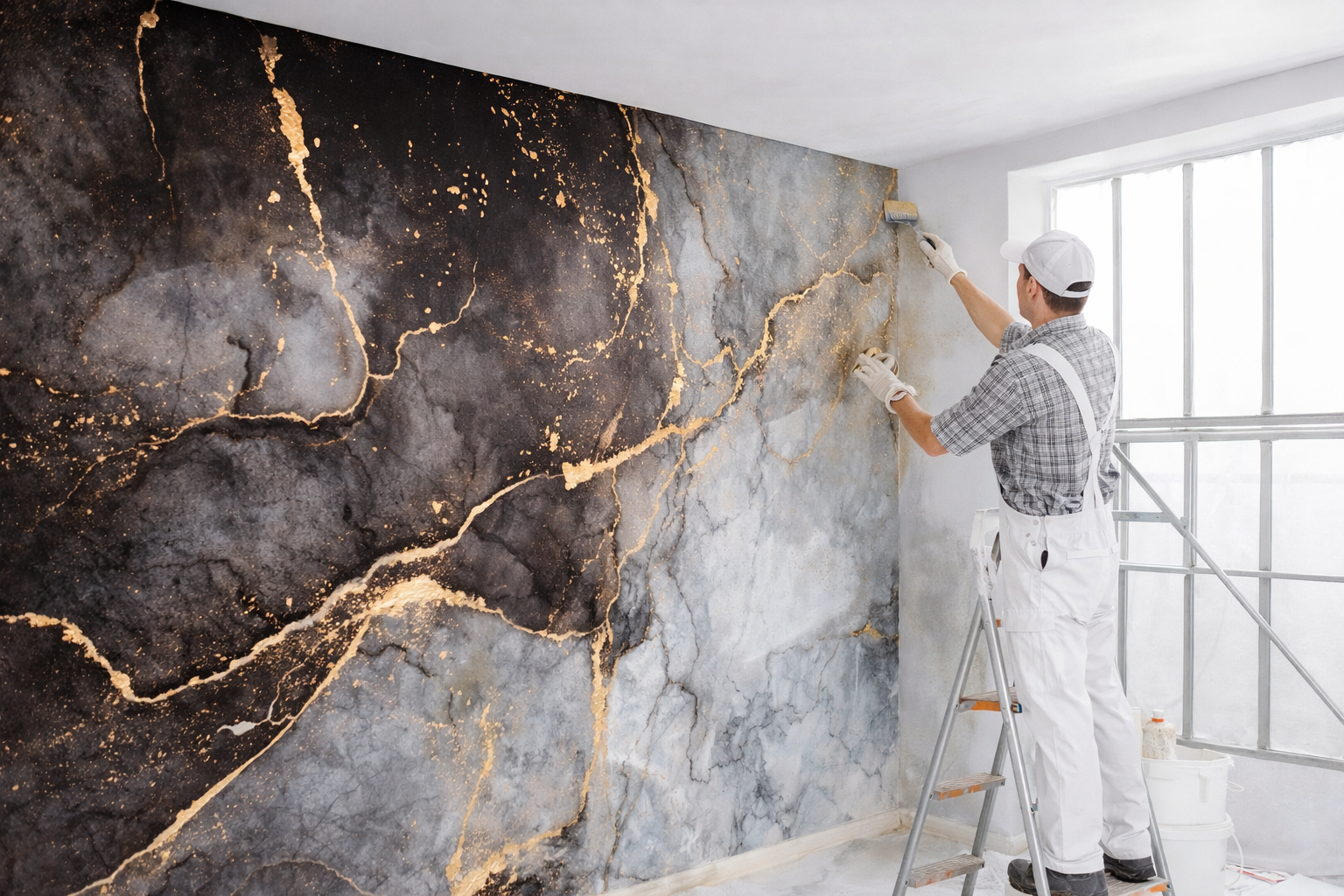 You are currently viewing صباغة الرخام الصناعي – تشطيب فاخر وجمالي للجدران والمنازل | Wiloria Decor