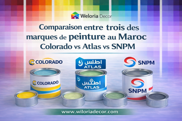 Read more about the article Comparaison entre trois des marques de peinture au Maroc : Colorado vs Atlas vs SNPM.
