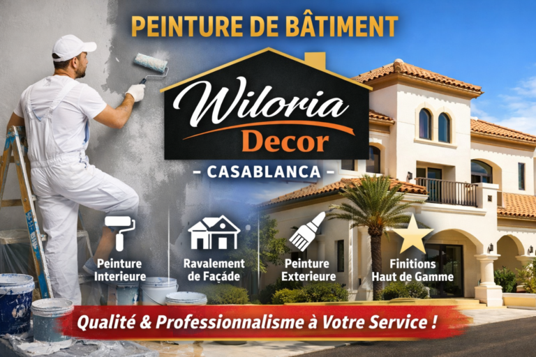 Read more about the article Peinture de batiment -entreprise Wiloria Decor – Casablanca