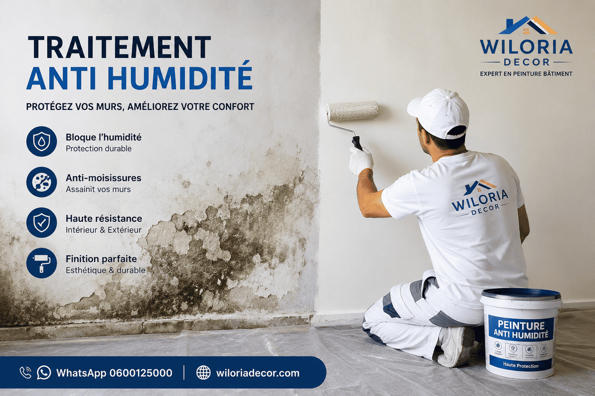 You are currently viewing Peinture Anti Humidité Maroc : La Solution Efficace Pour Des Murs Sains et Durables